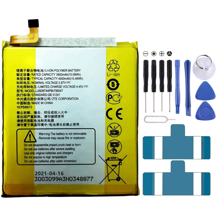 Batteria ai polimeri di ioni di litio da 3900 mAh per ZTE Axon 10 Pro 5G / Axon 9 Pro, For ZTE Axon 10 Pro 5G / Axon 9 Pro Batteria ai polimeri di ioni di litio da 3900 mAh per ZTE Axon 10 Pro 5G / Axon 9 Pro, For ZTE Axon 10 Pro 5G / Axon 9 Pro